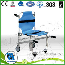 BDST207Aluminum silla de ruedas de socorro de emergencia de hospital de plegamiento de la camilla